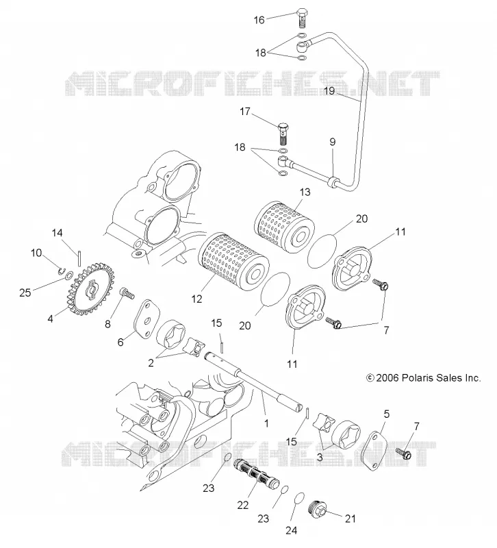 MOTEUR, OIL SYSTEM and POMPE A HUILE
