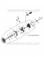 SYSTEME DE TRANSMISSION, PRIMARY CLUTCH -Z17VBE87N2 (49RGRCLUTCHDRV1323181)