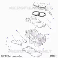 CYLINDRE AND PISTON