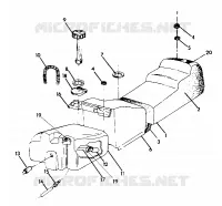 SIEGE GAS/TANK ASSEMBLY Sport GT (4921282128007A)