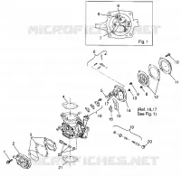 CARBURATEUR (SL 700) SL 700 B974071 AND INTL. SL 700 I974071 (4940874087C008)