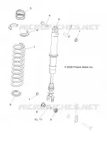 SUSPENSION ARRIERE SUPPORT AMORTISSEUR 