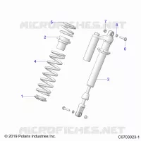 SUSPENSION, AMORTISSEUR AVANT MOUNTING, STANDARD/PREMIUM