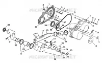 COUVERCLE D'EMBRAYAGE ASSEMBLY 6X6 350L W938739 (4924062406030A)