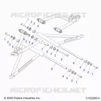 SUSPENSION, A-ARM MOUNTING