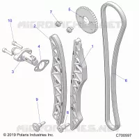 CHAINE DE DISTRIBUTION AND TENSIONER