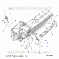 CHASSIS, PROTECTION D'EMBRAYAGE/FOOTRESTS/RUNNING BOARDS