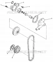POMPE A EAU 440 XCR SP 0961760 (4931583158C009)