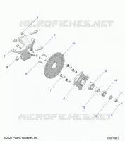 DIRECTION, FRONT HUB AND SPINDLE