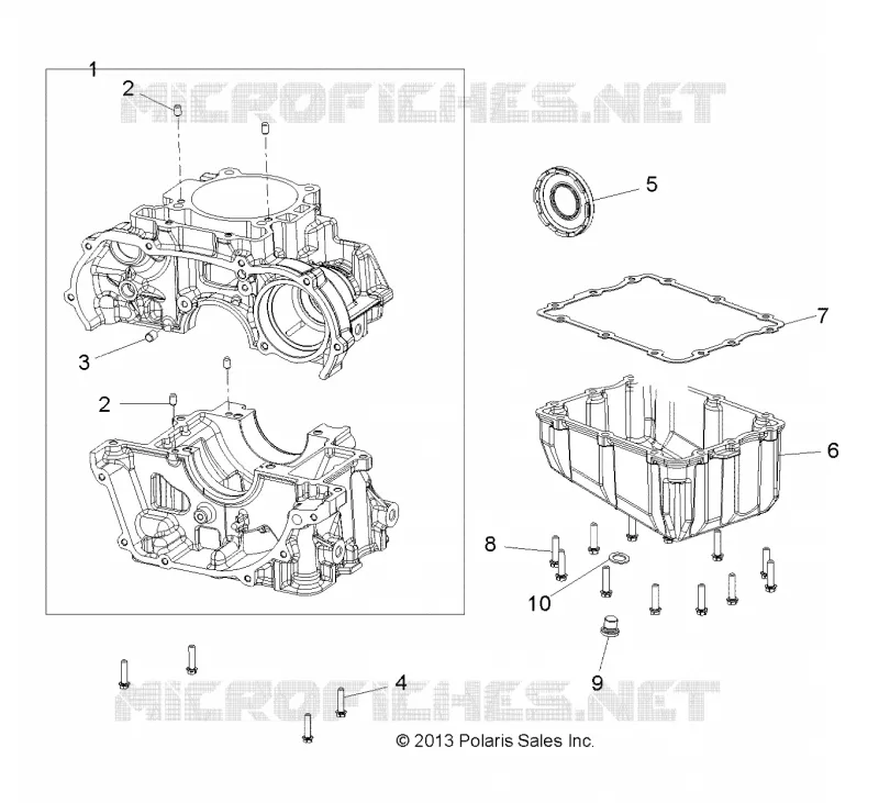 CARTERS MOTEUR AND CARTER INFERIEUR