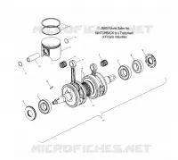 PISTON ET VILEBREQUIN (600)