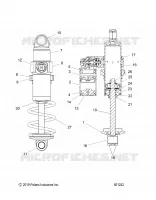 SUSPENSION, AMORTISSEUR AVANT TRACK