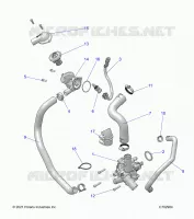 MOTEUR, WATERPUMP AND BYPASS