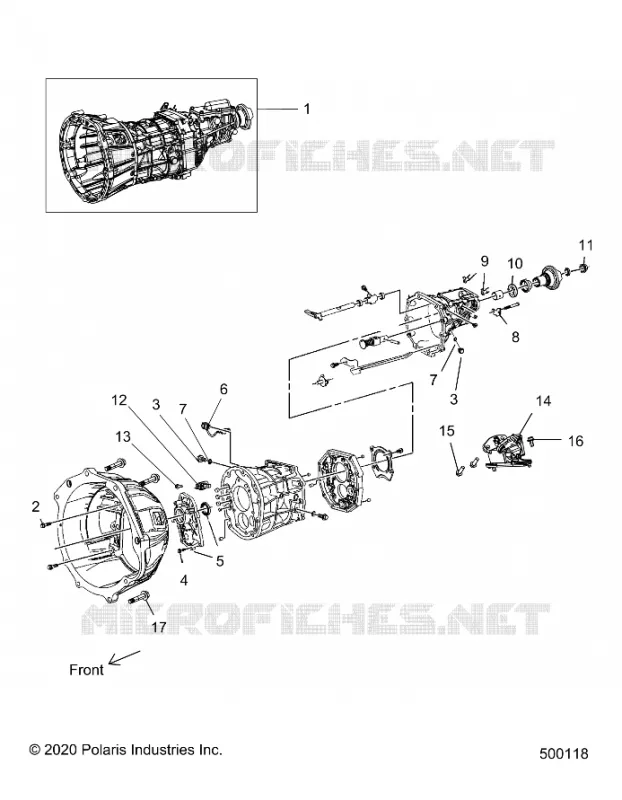 SYSTÃˆME DE TRANSMISSION, TRANSMISSION CASE AUTO- T23AAFGB/HB/PGD/HD/RGB/HB ALL OPTIONS  (500118)
