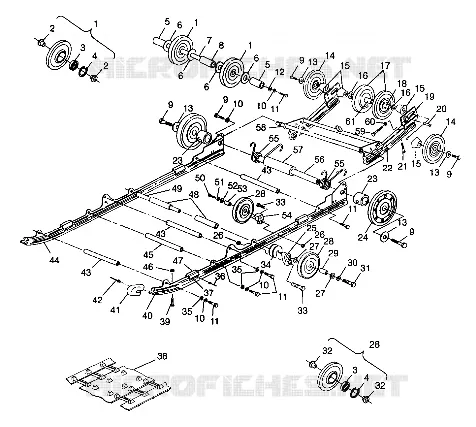 SUSPENSION WIDETRAK LX 0982065 AND EUROPEAN WIDETRAK LX E982065 (4943884388B009)