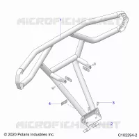 CARROSSERIE ARRIERE BUMPER, TRAIL