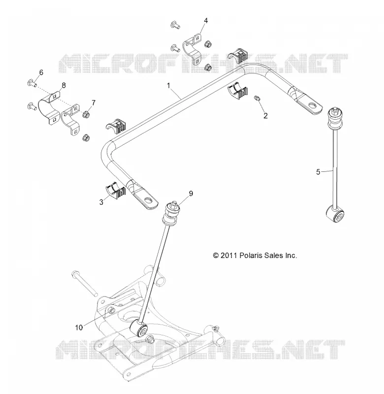 BARRE STABILISATRICE, REAR