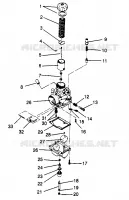 CARBURATEUR LITE 0963433, EURO LITE E963433 AND LITE DELUXE 0963431 (4931663166C007)