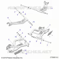 SUSPENSION ARRIERE CONTROL ARMS