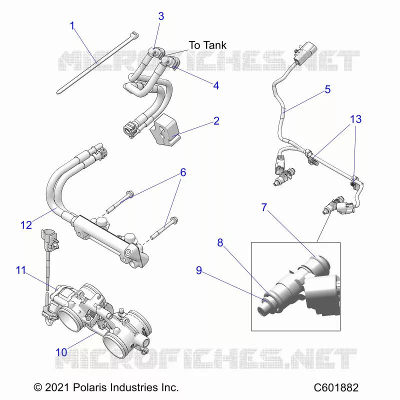 SYSTÃˆME D'ALIMENTATION, RAIL, LINES AND THROTTLE BODY