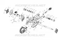 BRAS OSCILLANT/REAR SUPPORT PONT