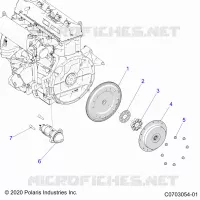 DEMARREUR, FLYWHEEL AND RELATED