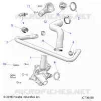 MOTEUR, WATERPUMP AND BYPASS