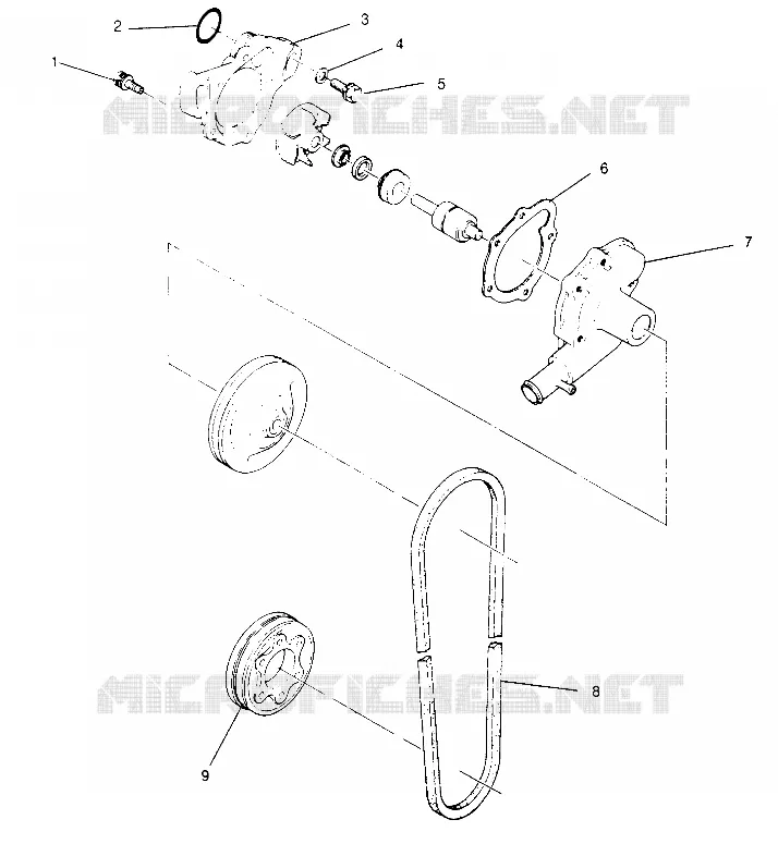 POMPE A EAU  440 XCR SP X951660 (4932833283C011)