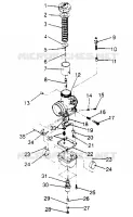 CARBURATEUR Storm 0950782, Storm SKS 0950582,  Euro Storm E950782, (4929012901C014)