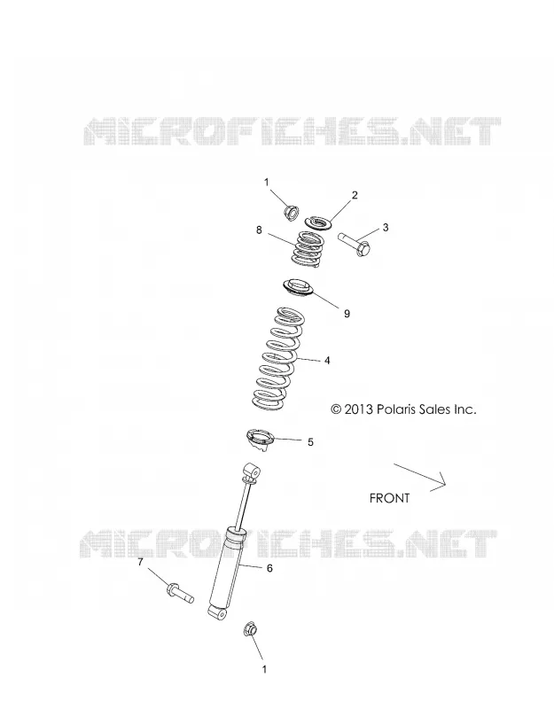 SUSPENSION, AMORTISSEUR ARRIERE MOUNTING