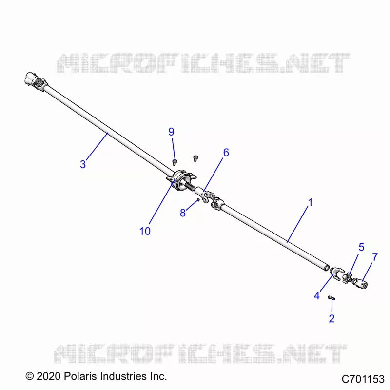 SYSTÃˆME DE TRANSMISSION, PROP SHAFT