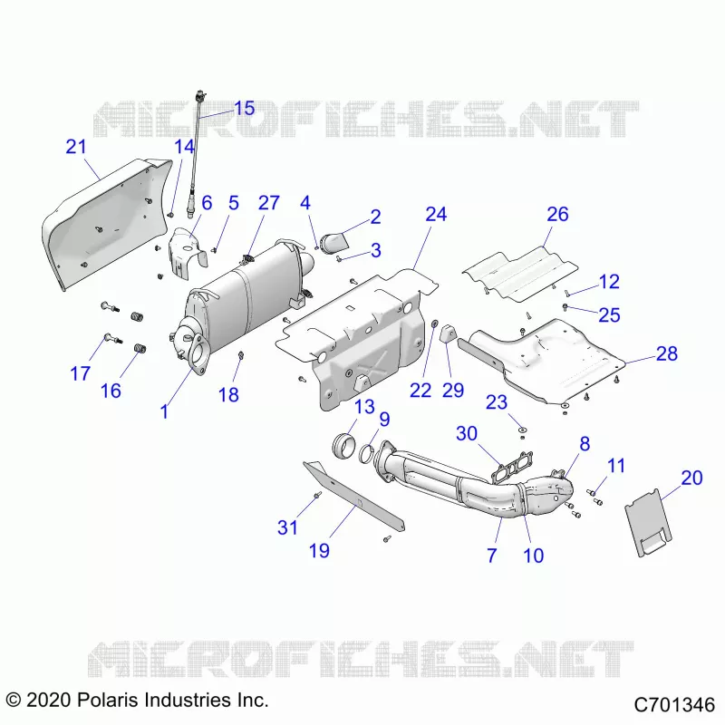 ENGINE, ECHAPPEMENT
