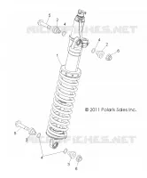 SUSPENSION ARRIERE SUPPORT AMORTISSEUR 