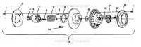 EMBRAYAGE DE TRANSMISSION ASSEMBLY 500 EFI 0942774 AND  EFI SKS 0942574 (49274127410028)