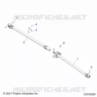 SYSTÃˆME DE TRANSMISSION, PROP SHAFT