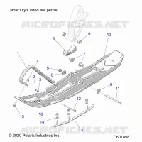 STEERING, SKI ASM, WIDE