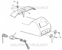 PROTECTION D'EMBRAYAGE/REFLECTOR ASSEMBLY European 440,440 SKS,500 EFI,EFI  SKS,Lite (49237723770003)