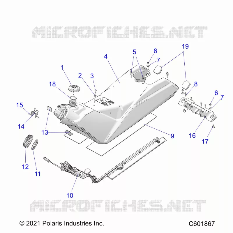 SYSTÃˆME D'ALIMENTATION, FUEL TANK ASM.