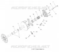 SYSTÈME DE TRANSMISSION, PRIMARY CLUTCH