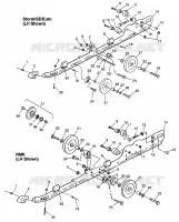 FIXATION RAIL (SUSPENSION) Storm 0975782, Storm S.E. H975782, European Stor (4937823782C001)
