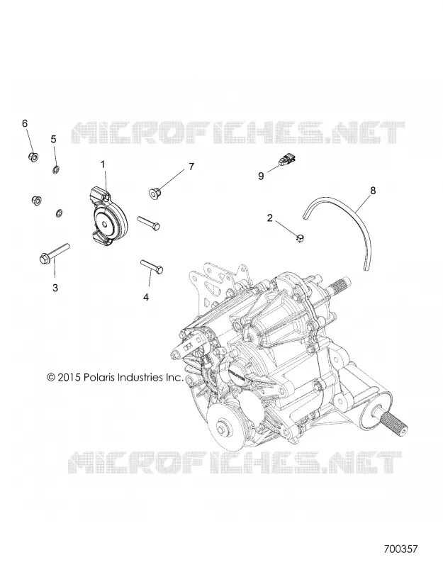 SYSTÈME DE TRANSMISSION, MAIN GEARCASE MOUNTING