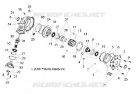 SYSTÈME DE TRANSMISSION, FRONT PONT INTERNALS (BUILT 3/04/10 AND BEFORE)