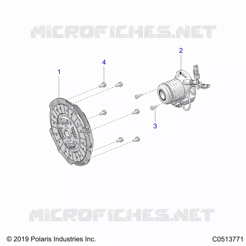 SYSTÃˆME DE TRANSMISSION, CLUTCH ASM. AUTO