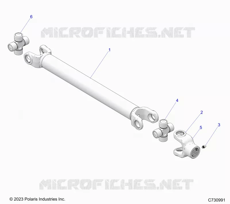 SYSTÃˆME DE TRANSMISSION, REAR PROP SHAFT