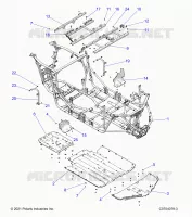 CHASSIS, MAIN FRAME AND SKID PLATES