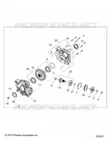 SYSTÃˆME DE TRANSMISSION, REAR GEARCASE INTERNALS