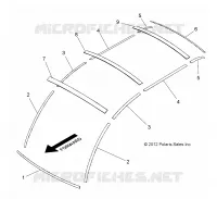 TOIT TRIM, 4 PASSENGER