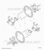SUSPENSION, PORTE BAGAGES ARRIERE AND HUB