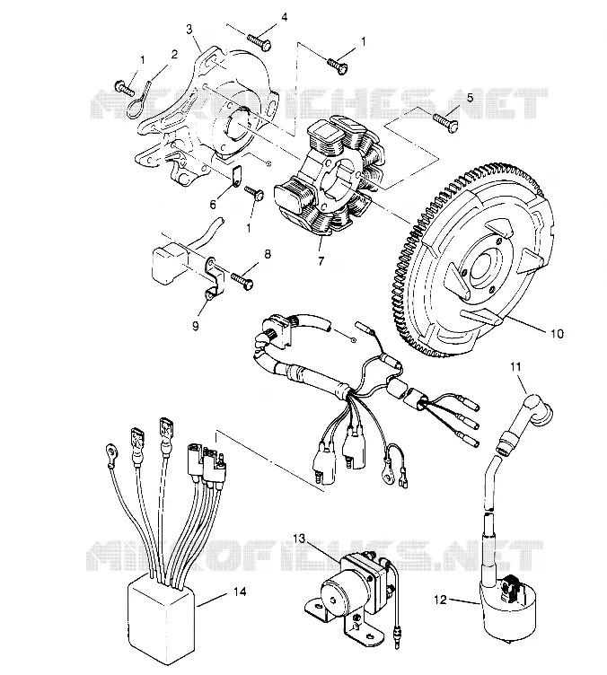 STATOR ASSEMBLY 2x4 400L W947540 (4926752675D001)