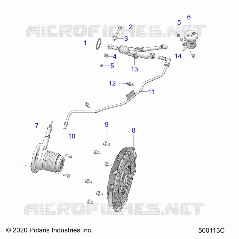 SYSTÃˆME DE TRANSMISSION, CLUTCH MANUAL- T23AAFGB/HB/PGD/HD/RGB/HB OPTIONS (500113C)